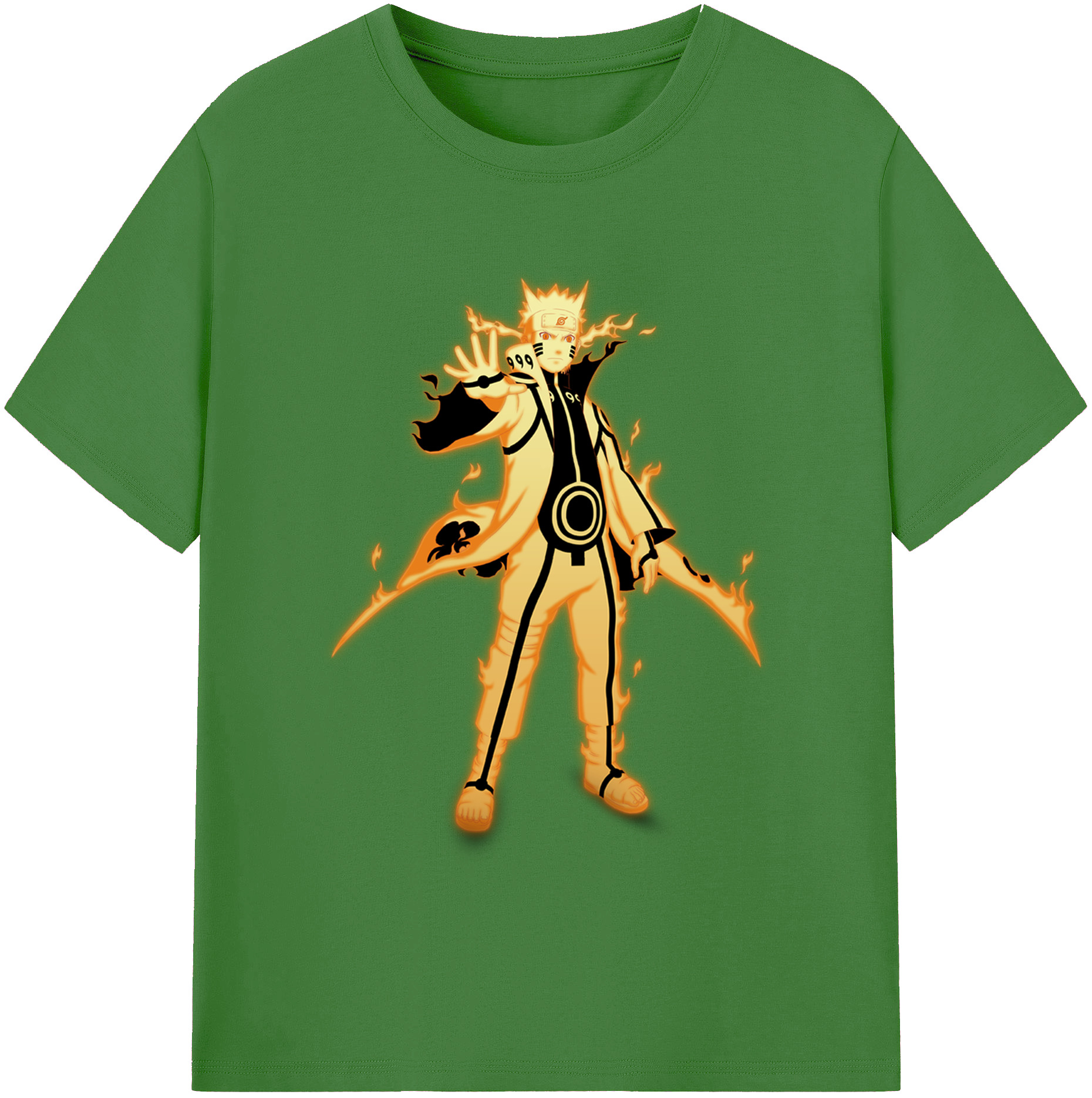 （画像用） NARUTO -ナルト- うずまき ナルト Uzumaki Naruto レディースカジュアルプリントTシャツ（綿100％）